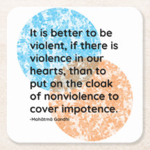 Mahatma Gandhi Heart-citat