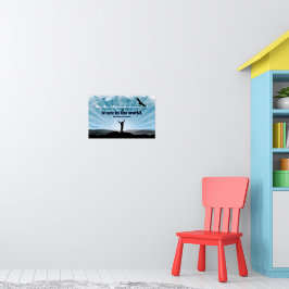 Mahatma Gandhi inspirationsoffert "må ändras" Poster