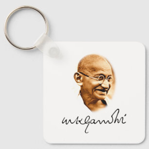 Mahatma Gandhi Nyckelring