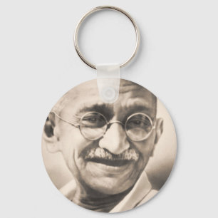 Mahatma Gandhi Nyckelring