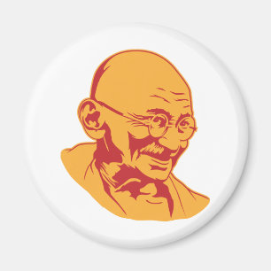 Mahatma Gandhi porträttmagnet Magnet