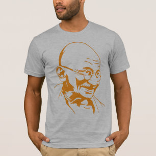 Mahatma Gandhi porträttT-tröja Tee Shirt