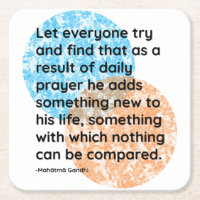 Mahatma Gandhi Prayer Life Citat