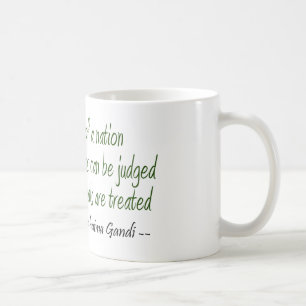 Mahatma Gandhi Quote Kaffemugg