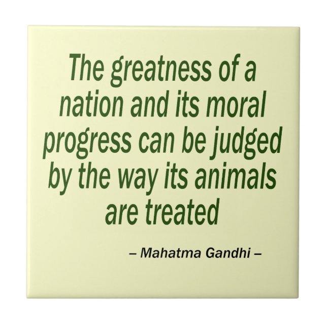 Mahatma Gandhi Quote Kakelplatta (Framsidan)