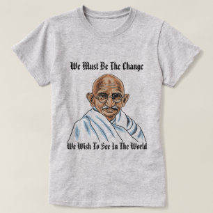 Mahatma Gandhi Quote! Kvinnors T-Shirt