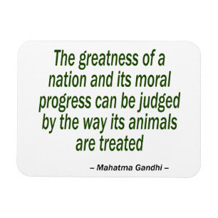 Mahatma Gandhi Quote Magnet
