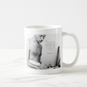 Mahatma Gandhi Quote, minoritet av en, sanning Kaffemugg