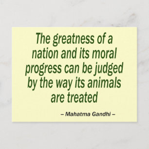 Mahatma Gandhi Quote Vykort