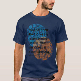 Mahatma Gandhi Rättvise Citat vintage T Shirt