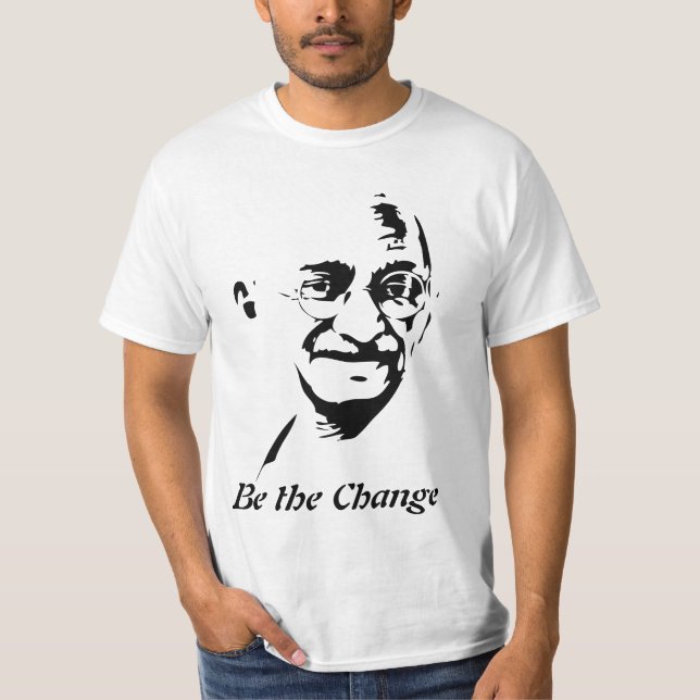 Mahatma Gandhi T-shirt (Framsida)