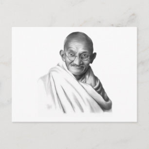 Mahatma Gandhi Vykort