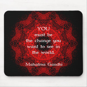 Mahatma Gandhi Wisdom säger om handling Musmatta