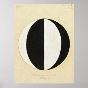 Mahatmas nuvarande ståndpunkt av Hilma af Klint Poster