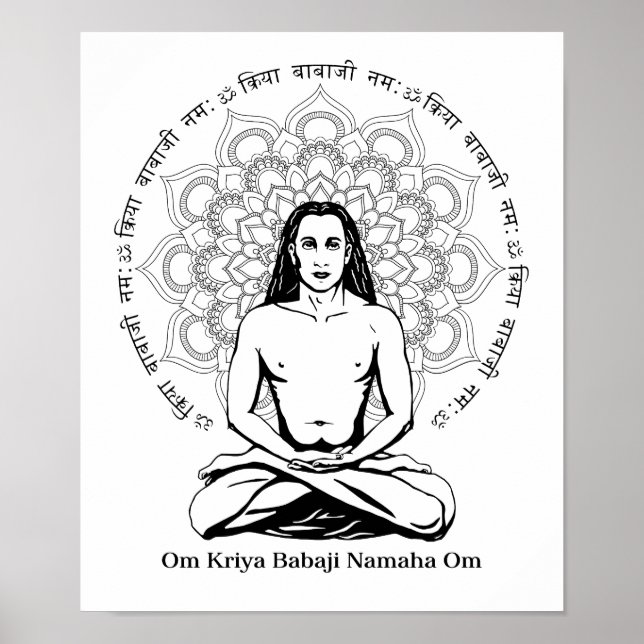 Mahavatar Babaji Poster (Framsidan)
