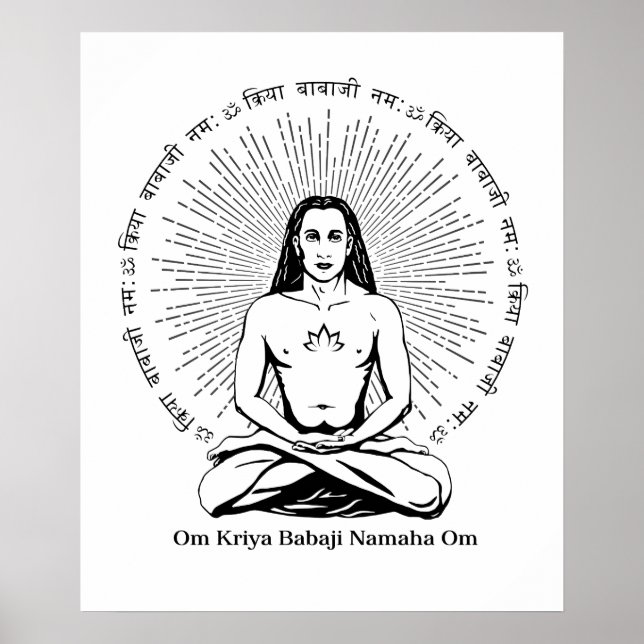 Mahavatar Babaji Poster (Framsidan)