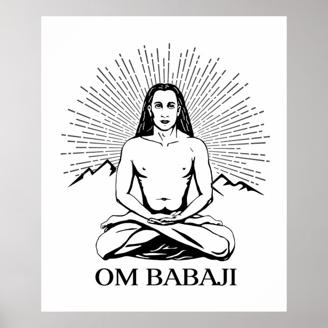 Mahavatar Babaji Poster (Framsidan)