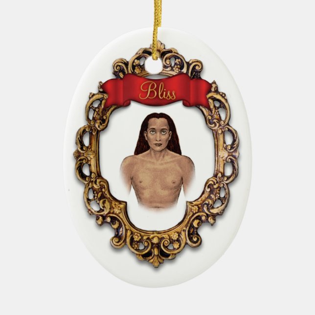 Mahavatar Babaji salighetprydnad Julgransprydnad Keramik (Framsidan)
