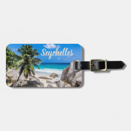 Mahe Seychelles Carana Beach-gåva Bagagebricka