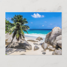 Mahe Seychelles Carana Beach-gåva Poster Helg Vykort