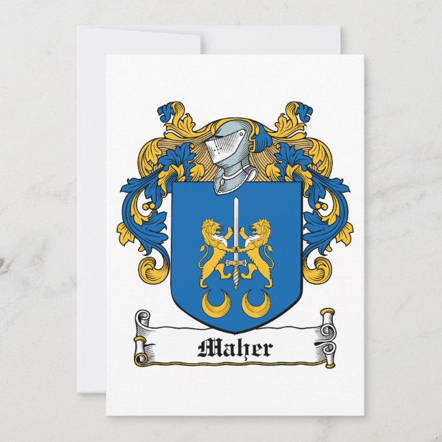 Maher Family Crest (Framsida)