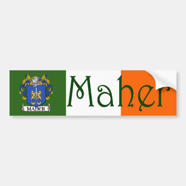 Maher Jackar Arm Bumper Sticker Bildekal (Framsidan)