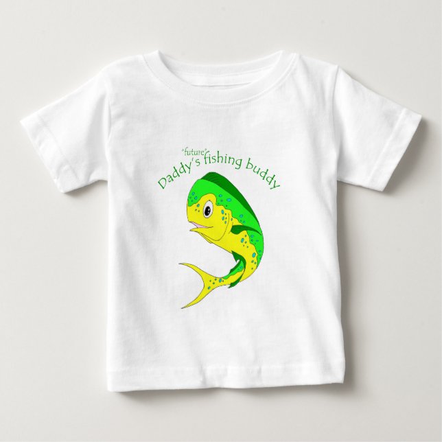 Mahi framtida fiskekompis tee shirt (Framsida)