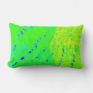 Mahi Mahi Dolphin Fish Art Färg Lumbar Pillow Lumbarkudde