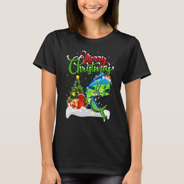 Mahi Mahi Fish   Xmas Decorations Mahi Mahi Christ T Shirt (Framsida)