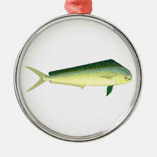 Mahi Mahi Julgransprydnad Metall