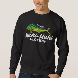 Mahi Mahi Nyckel Väster Florida Fishing Coryphaena Lång Ärmad Tröja