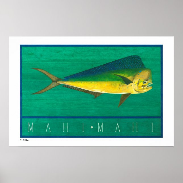 Mahi-Mahi Poster, Skriver ut och Ramar Poster (Framsidan)