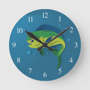 Mahi Mahi Rund Klocka