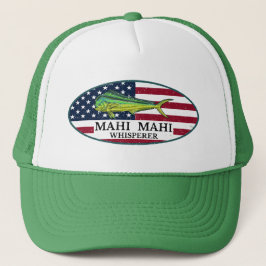 Mahi Mahi Whisperer Nautical Coastal Mahi Mahi Keps