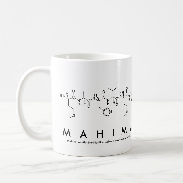 Mahima peptide namn mugg (Vänster)