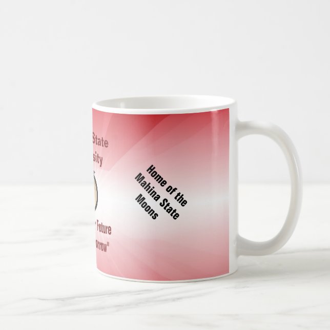 Mahina delstatsuniversitetmugg kaffemugg (Höger)