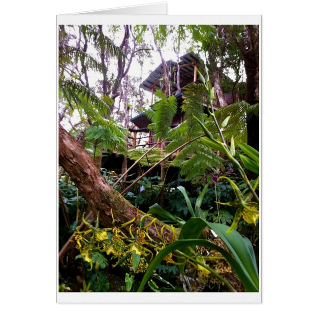 Mahinui Na Lani Treehouse Hälsningskort (Framsidan)