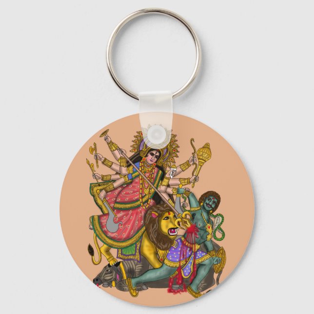 Mahishasura Mardini Nyckelring (Framsida)