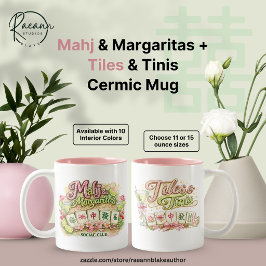 Mahj & Margaritas + Tiles & Tinis Keramisk Mugg