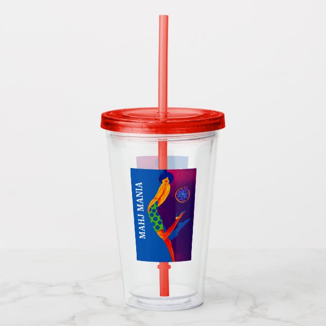 Mahj vanvettTumbler Take Away Mugg (Framsida)