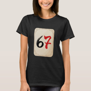 Mahjong 6 och 7 Matchande 67 Mahjongs Gruppkostym T Shirt