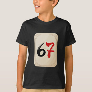 Mahjong 6 och 7 Matchande 67 Mahjongs Gruppkostym T Shirt