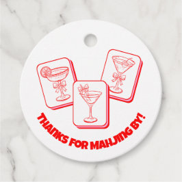 Mahjong Alla hjärtans dag Cocktail Gåvor Etiketter