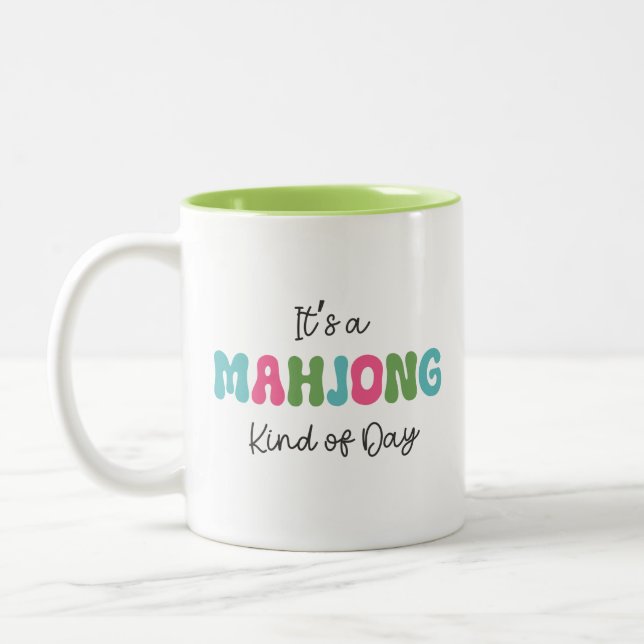 Mahjong-älskare Kaffe Mugg (Vänster)