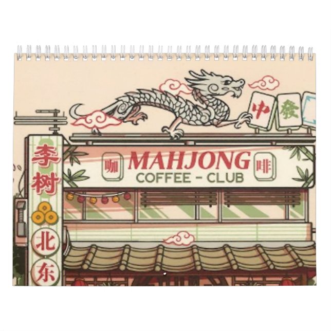 Mahjong-älskare  kalender (Omslag)