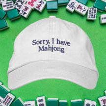 Mahjong-älskare / Ursäkta, jag har Mahjong Roligt
