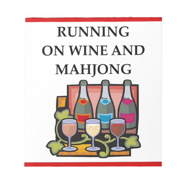 MAHJONG ANTECKNINGSBLOCK (Framsida)