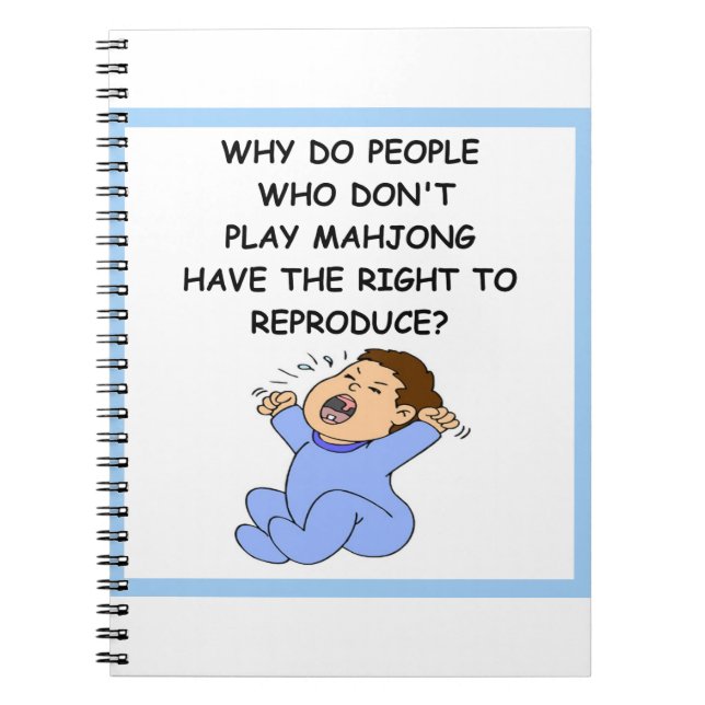 MAHJONG ANTECKNINGSBOK (Framsidan)