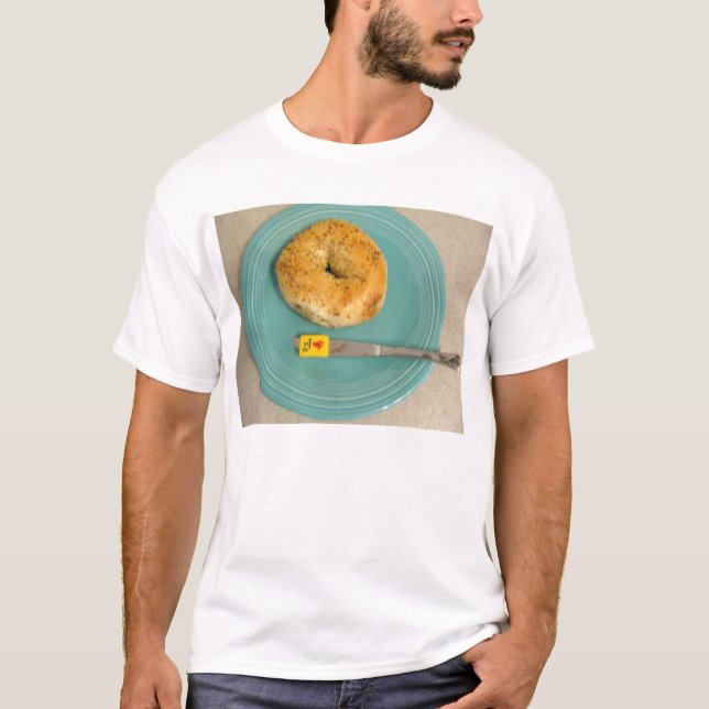 Mahjong bagelfrukost t-shirt (Framsida)