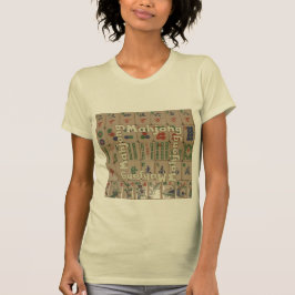 Mahjong belägger med tegel på (uppsättningnr. 1) t shirt